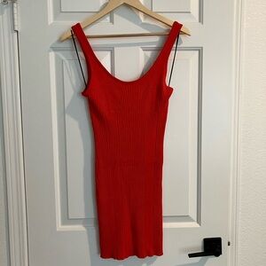 H&M Mini Ribbed Sweater Dress | Summer Resort Vacation | Size M